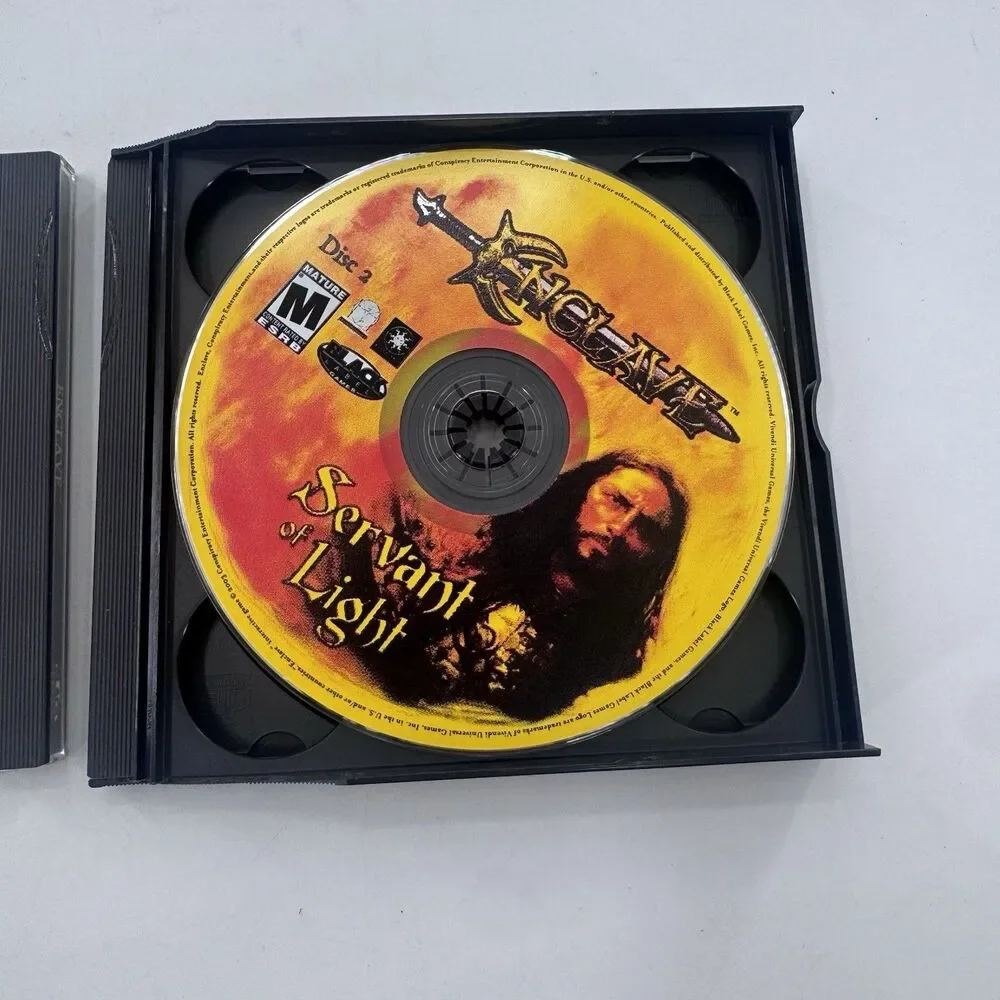 Enclave (PC, 2003) - 3x Disc Set Fantasy  Game Black Label CD Rom Fast Shipping
